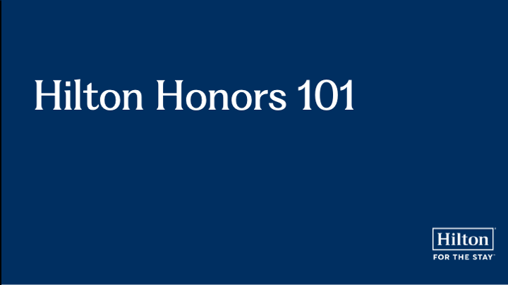 Hilton Honors 101